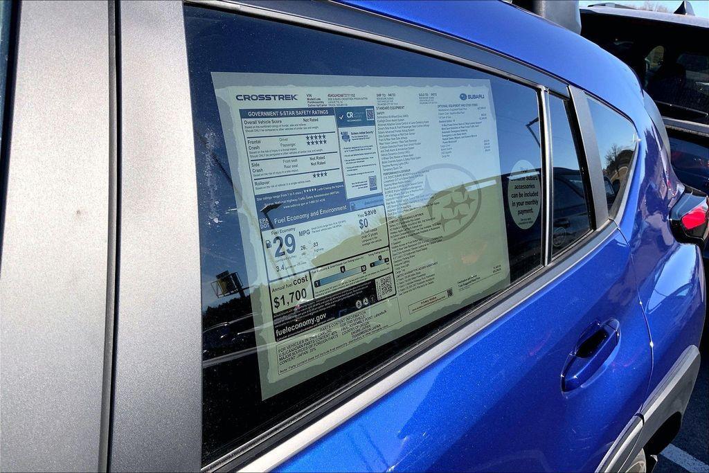 new 2026 Subaru Crosstrek car, priced at $30,523