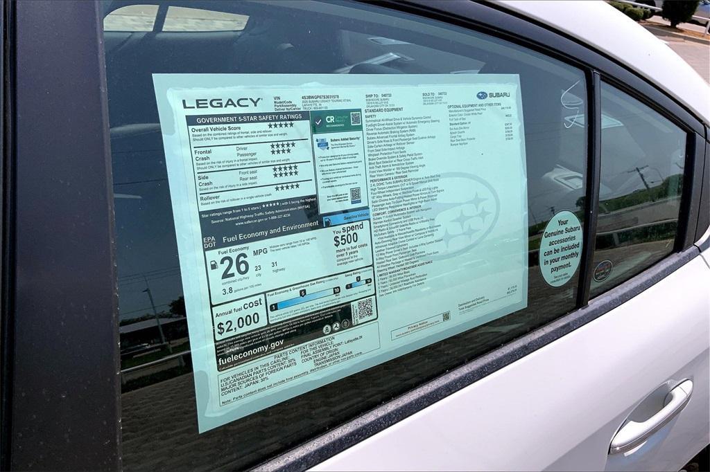 new 2025 Subaru Legacy car, priced at $39,392