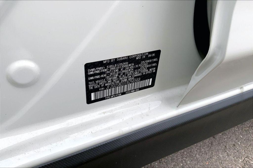 new 2026 Subaru Crosstrek car, priced at $40,563