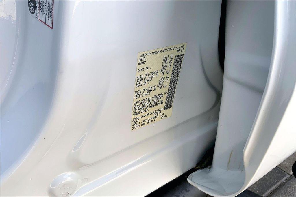 used 2021 Nissan Titan car, priced at $30,988