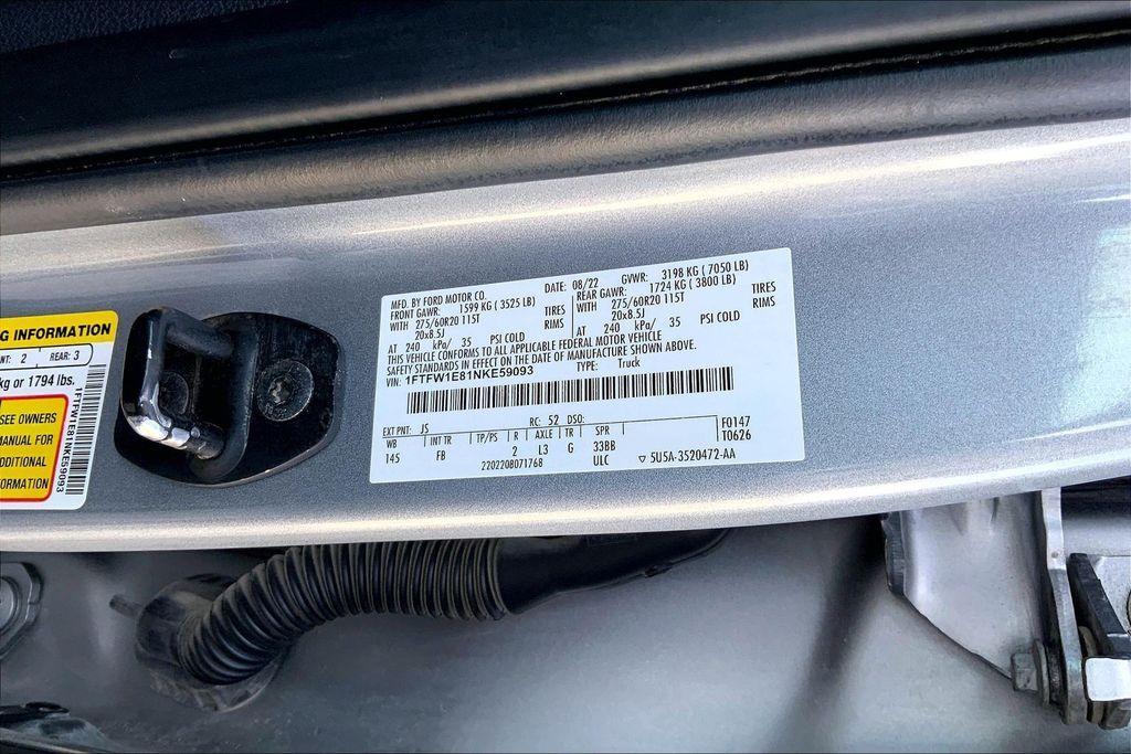 used 2022 Ford F-150 car, priced at $27,484