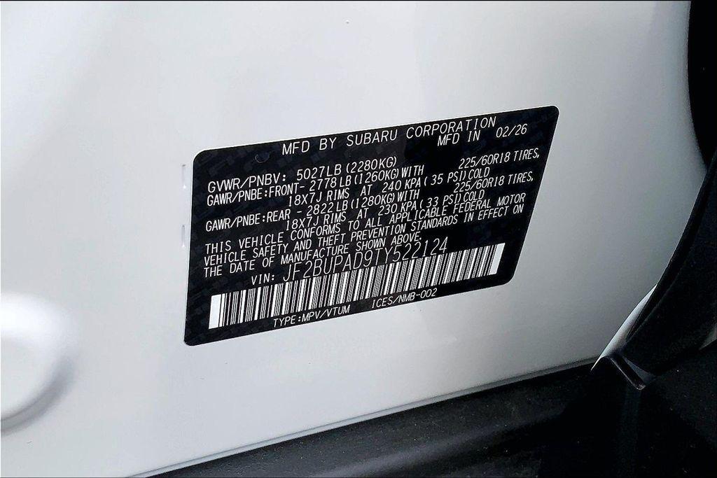 new 2026 Subaru Outback car, priced at $36,654