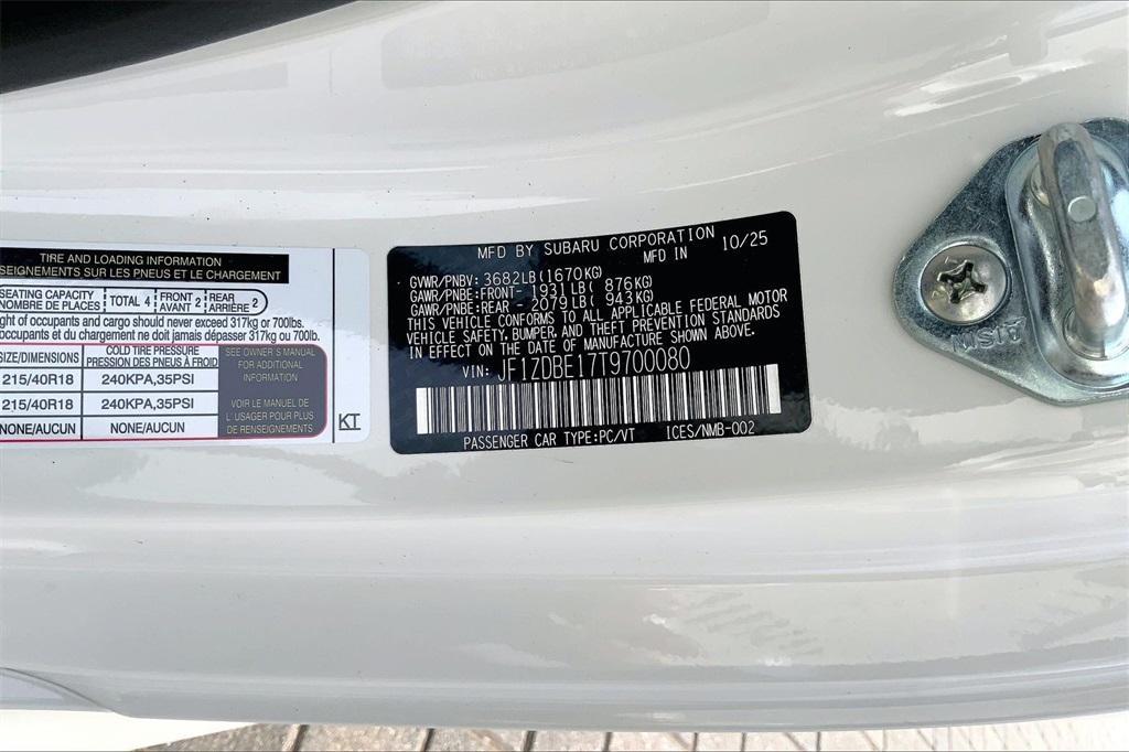 new 2026 Subaru BRZ car, priced at $35,957