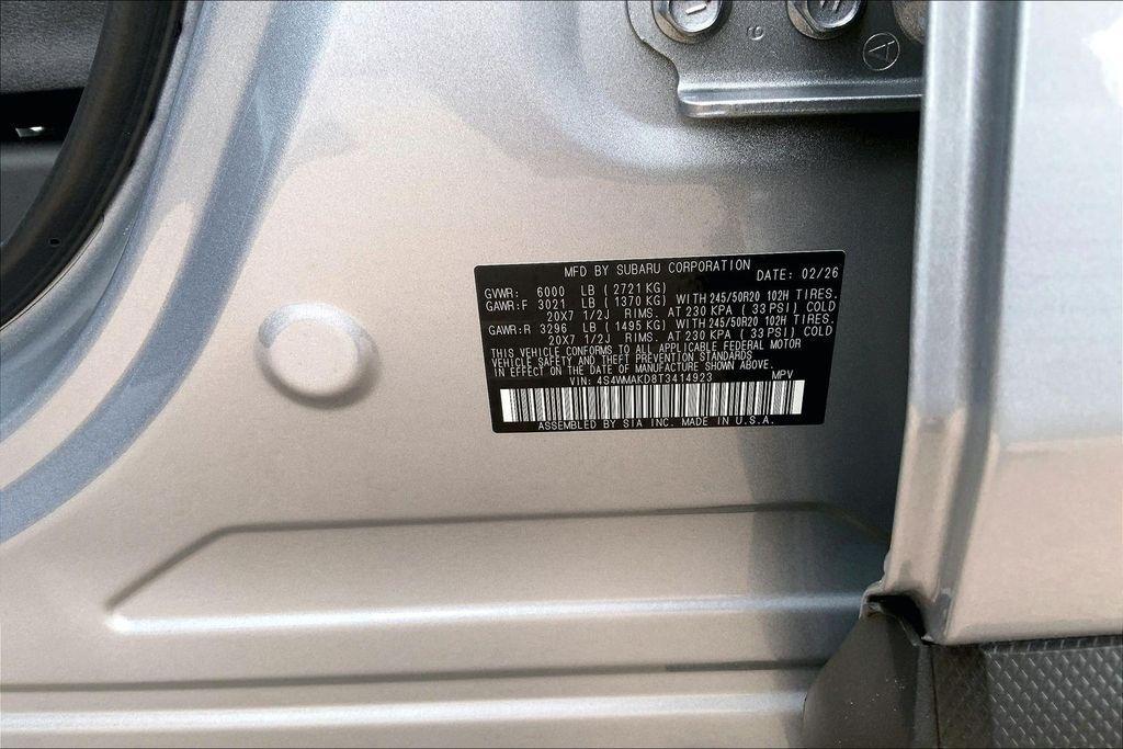 new 2026 Subaru Ascent car, priced at $50,405