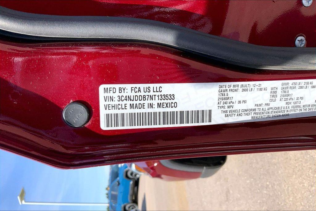 used 2022 Jeep Compass car, priced at $16,887