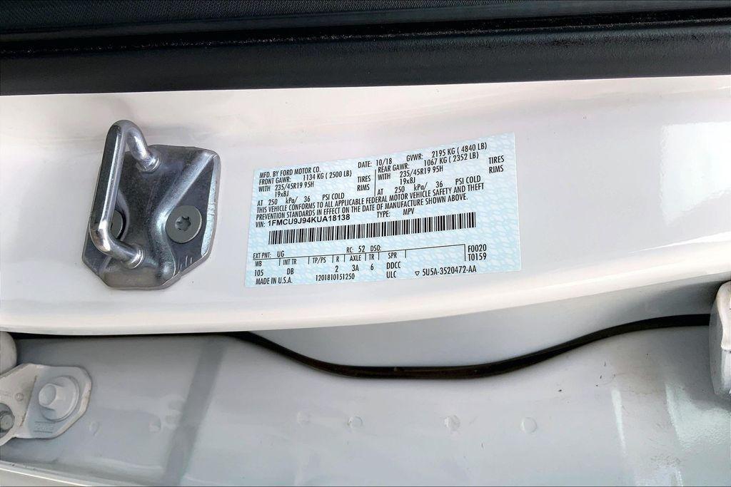 used 2019 Ford Escape car, priced at $13,971