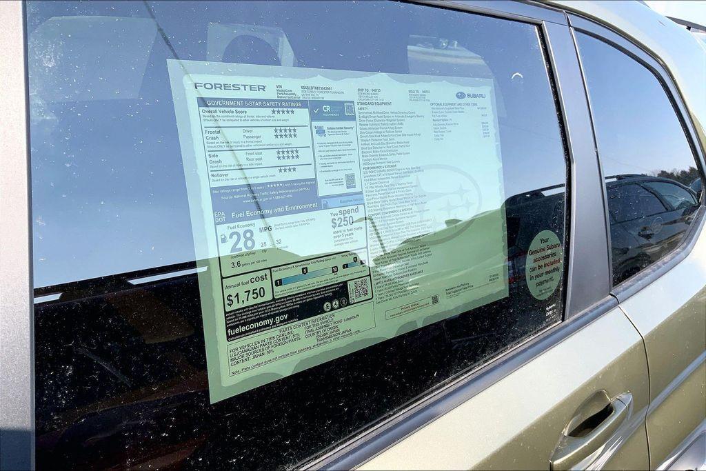 new 2026 Subaru Forester car, priced at $41,061