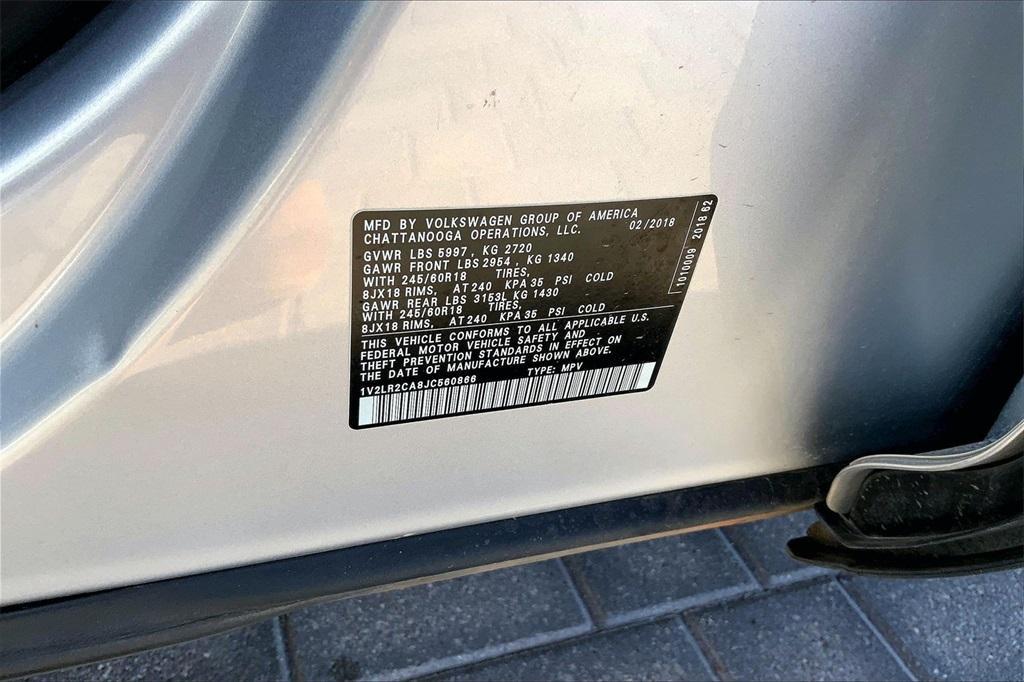 used 2018 Volkswagen Atlas car, priced at $12,500