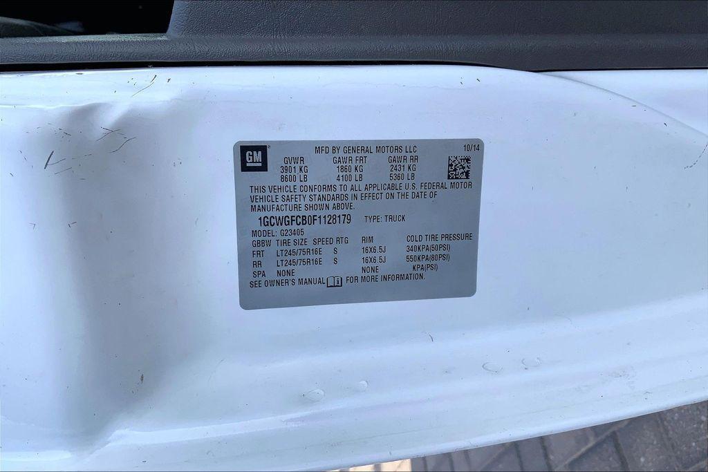 used 2015 Chevrolet Express 2500 car, priced at $14,000