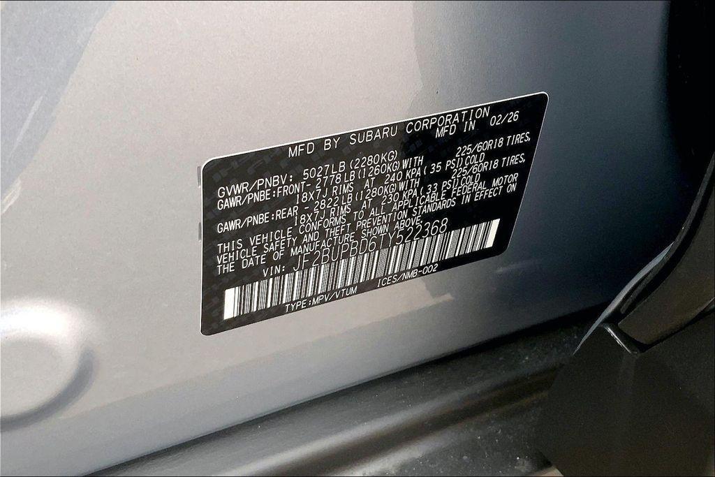 new 2026 Subaru Outback car, priced at $38,546