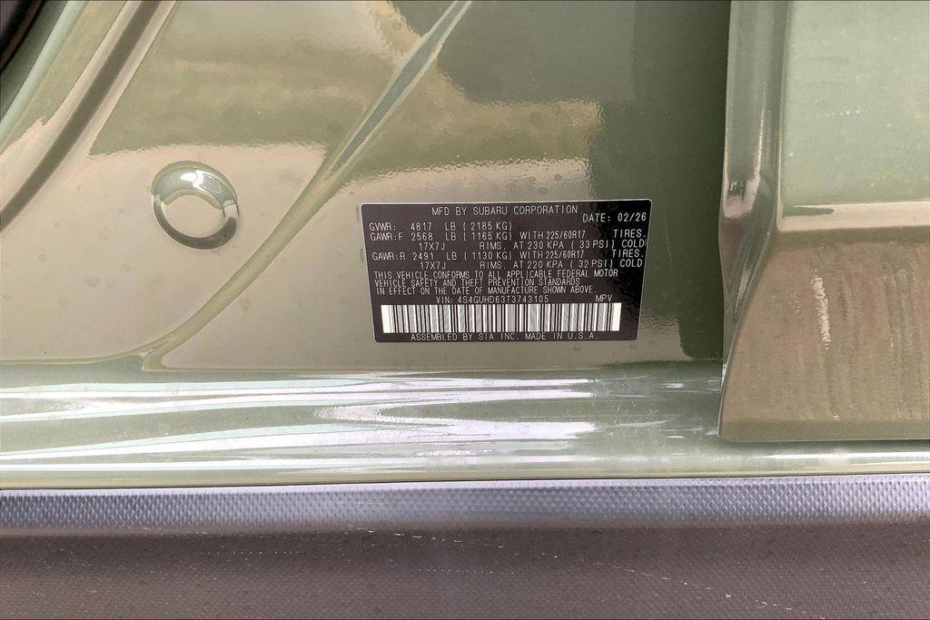 new 2026 Subaru Crosstrek car, priced at $31,360