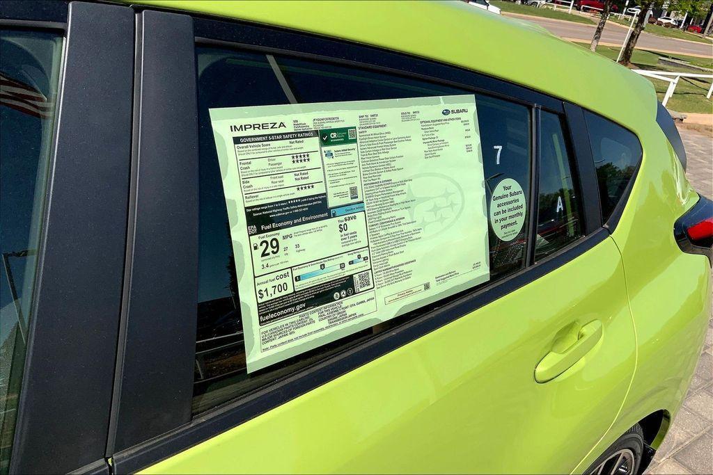 new 2026 Subaru Impreza car, priced at $29,485