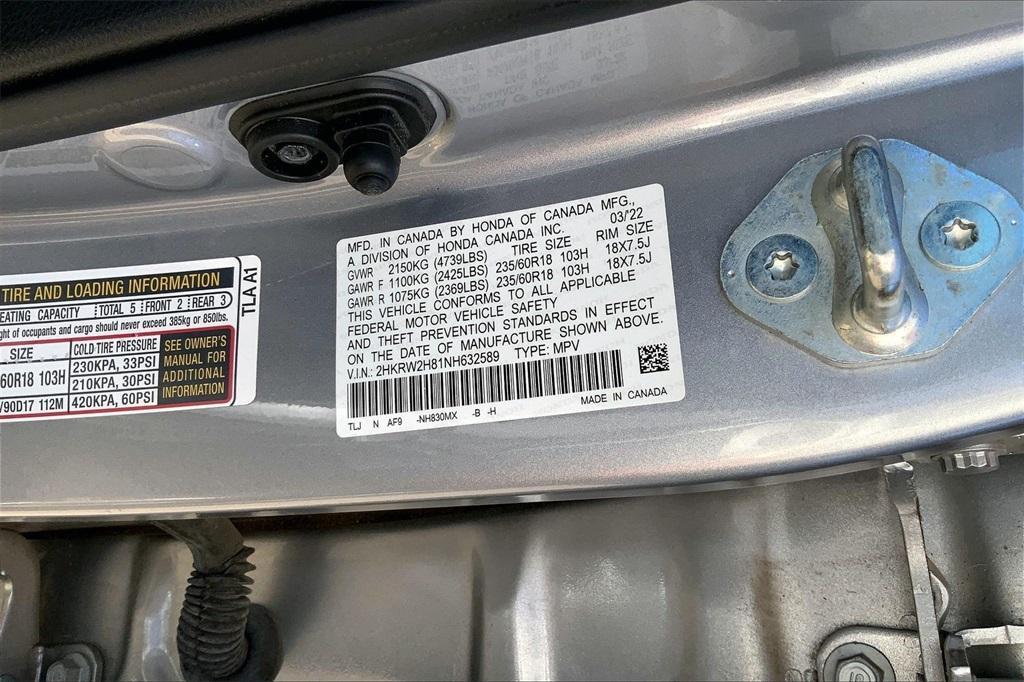 used 2022 Honda CR-V car, priced at $27,900