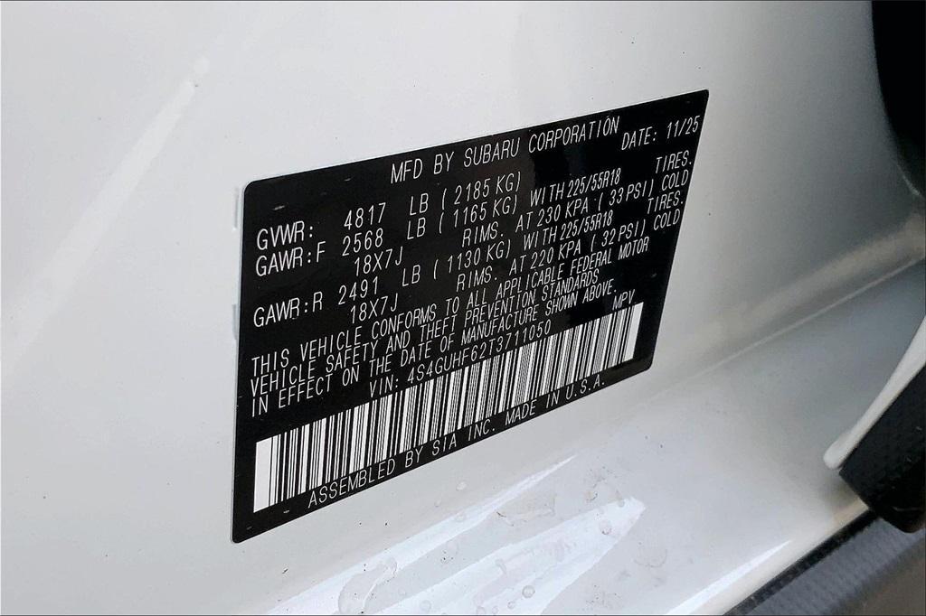 new 2026 Subaru Crosstrek car, priced at $30,916