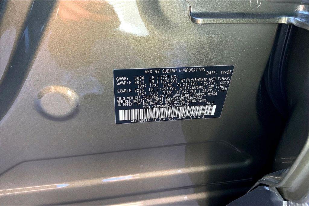 new 2026 Subaru Ascent car, priced at $40,218