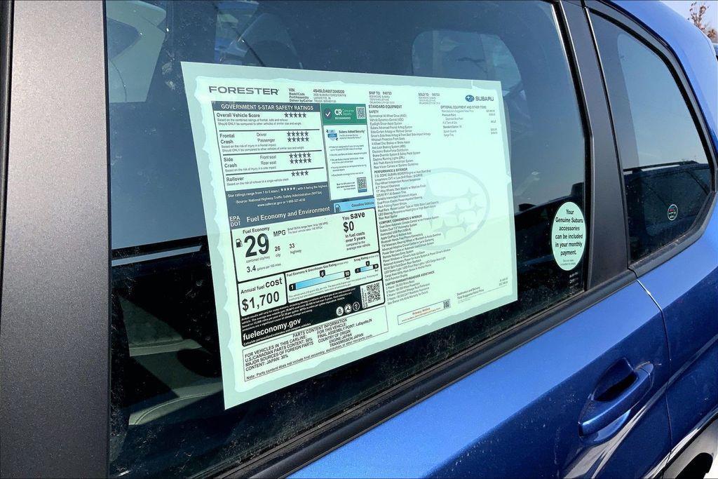 new 2026 Subaru Forester car, priced at $29,198