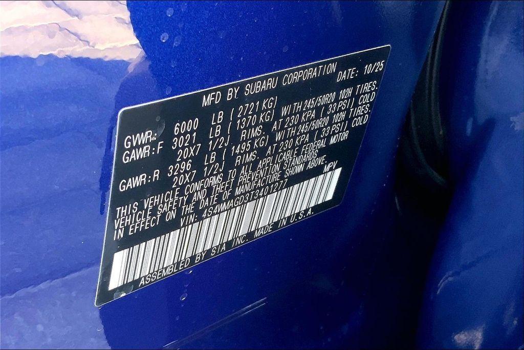 new 2026 Subaru Ascent car, priced at $47,080