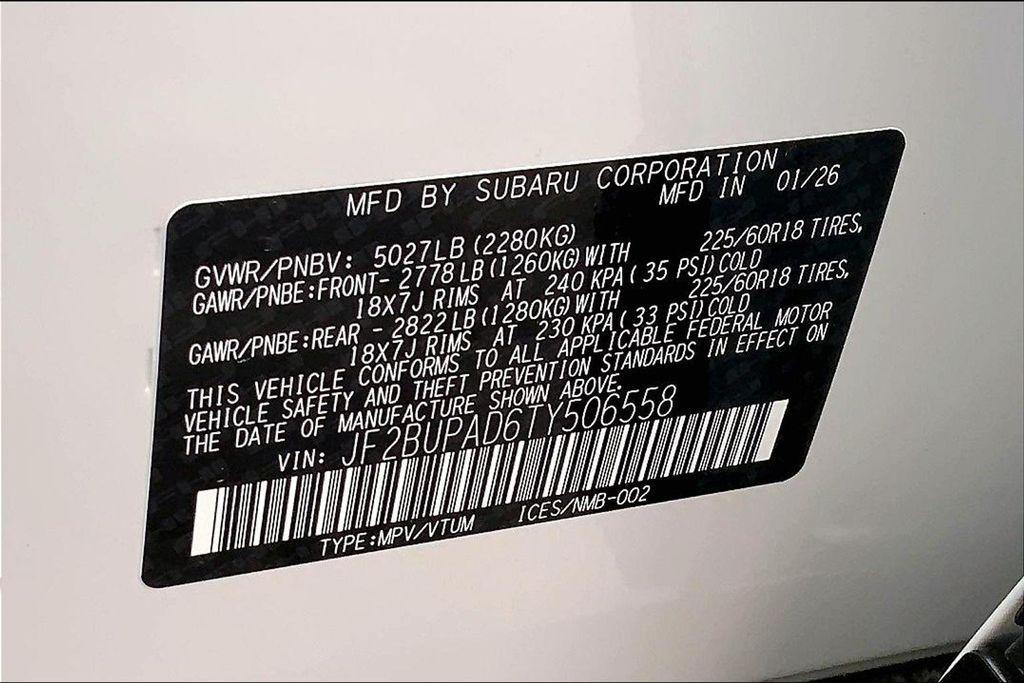 new 2026 Subaru Outback car, priced at $34,204