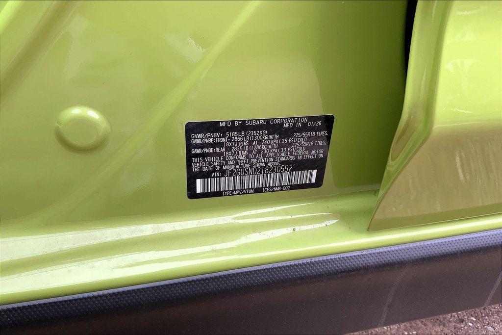 new 2026 Subaru Crosstrek car, priced at $36,137