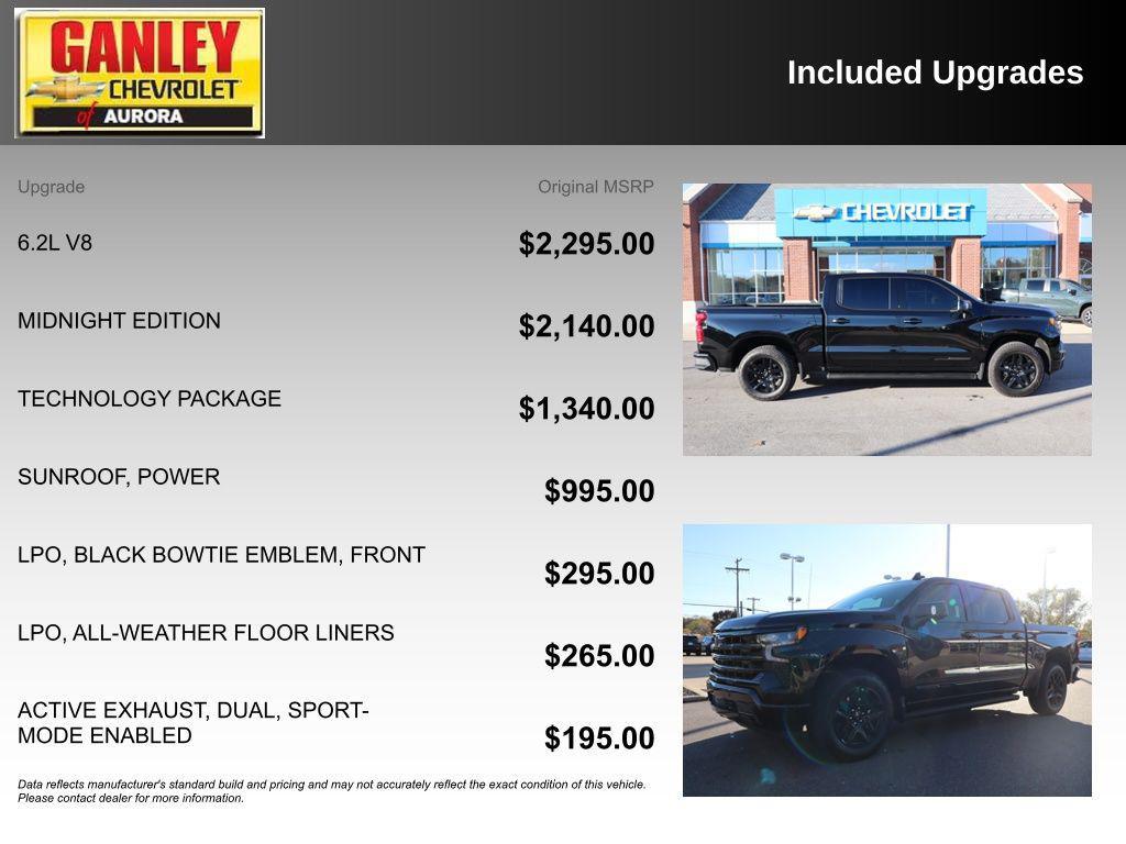 used 2025 Chevrolet Silverado 1500 car, priced at $61,750