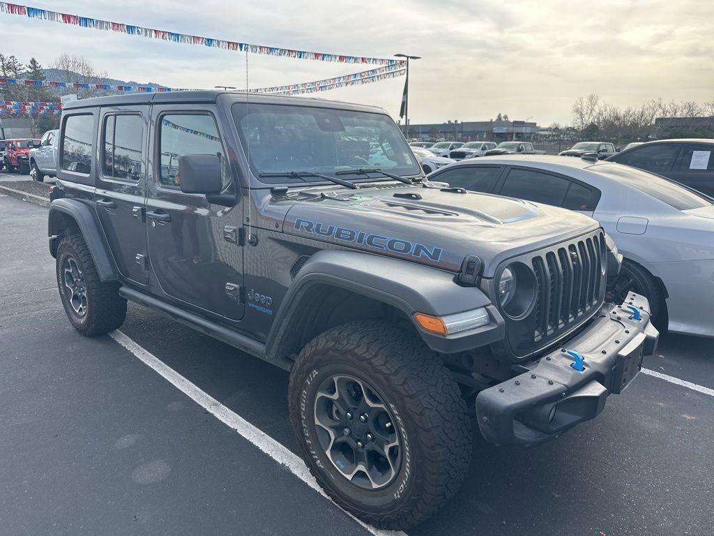 used 2022 Jeep Wrangler Unlimited 4xe car, priced at $31,370