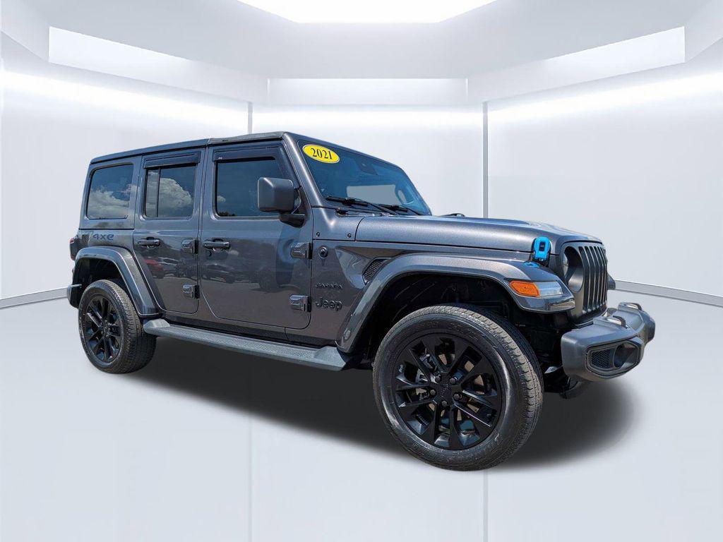 used 2021 Jeep Wrangler Unlimited 4xe car, priced at $33,775