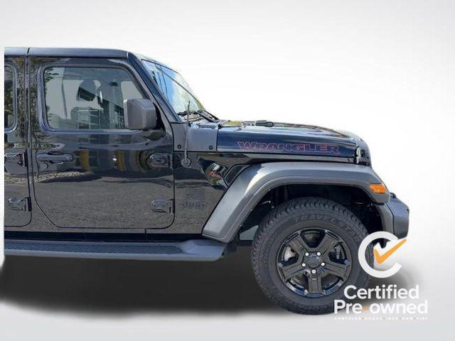 used 2022 Jeep Wrangler Unlimited car, priced at $29,476