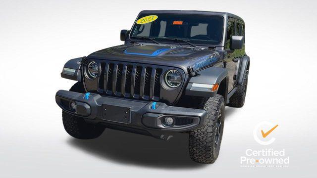 used 2021 Jeep Wrangler Unlimited 4xe car, priced at $28,997