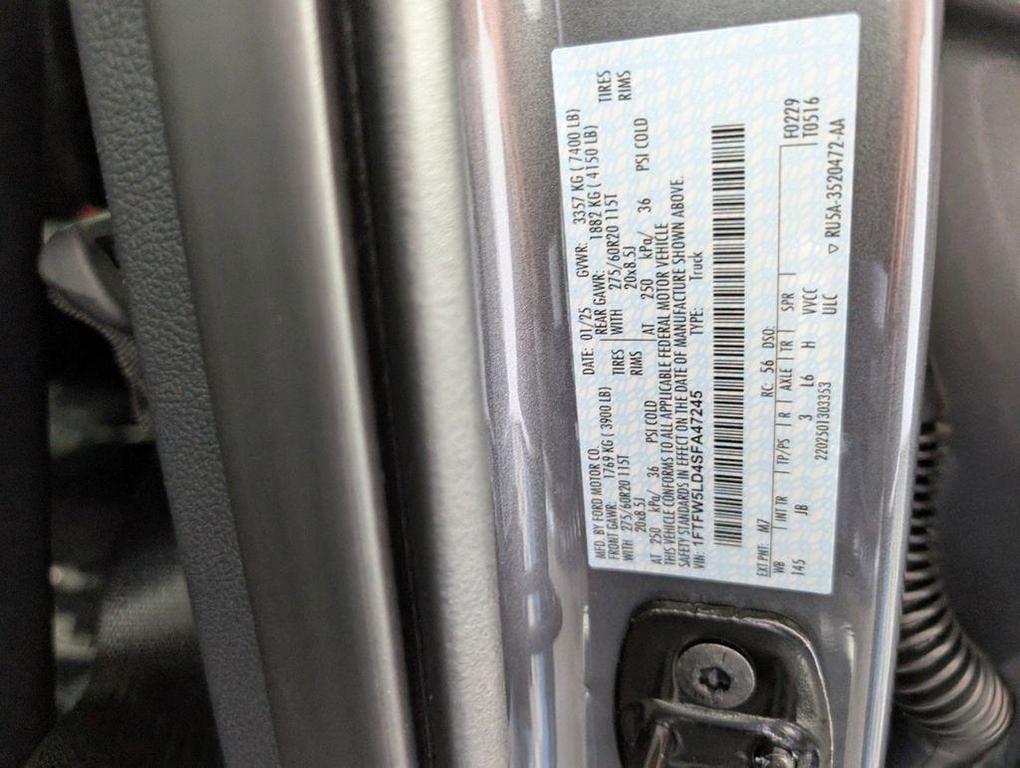 new 2025 Ford F-150 car, priced at $62,296