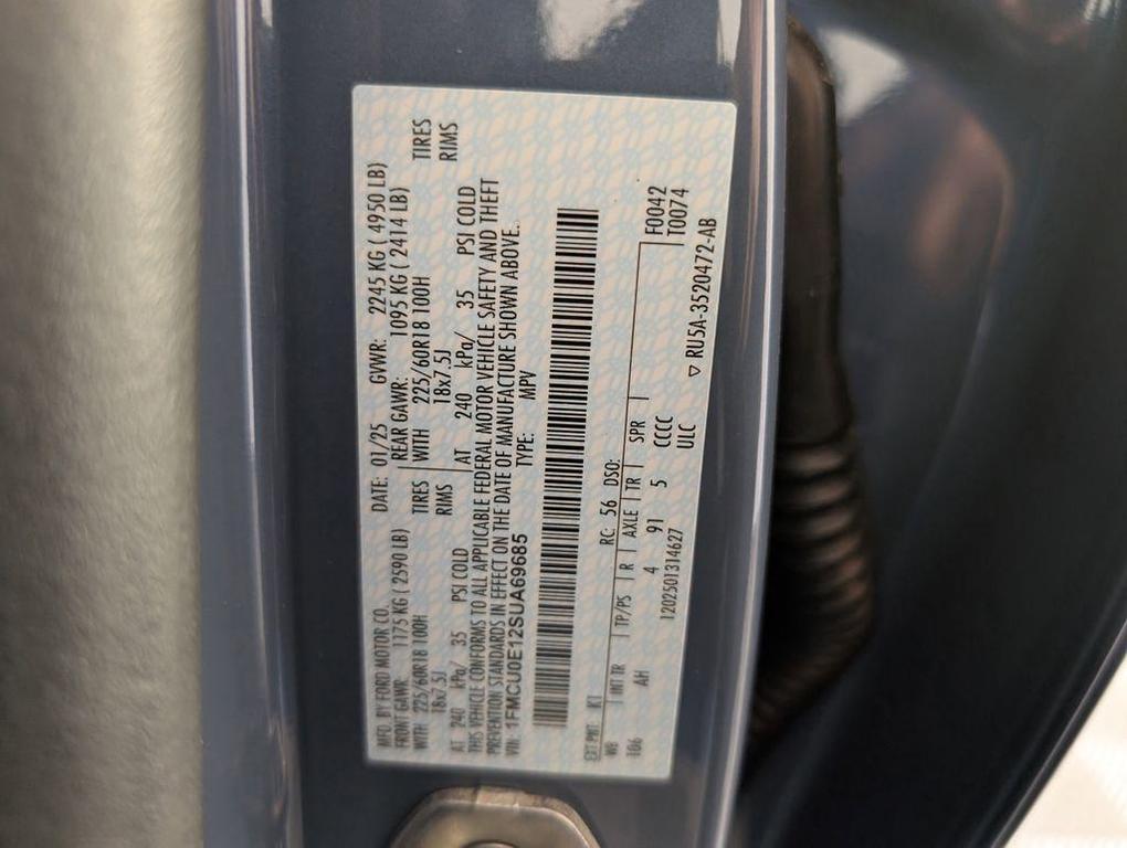 new 2025 Ford Escape PHEV car, priced at $35,589