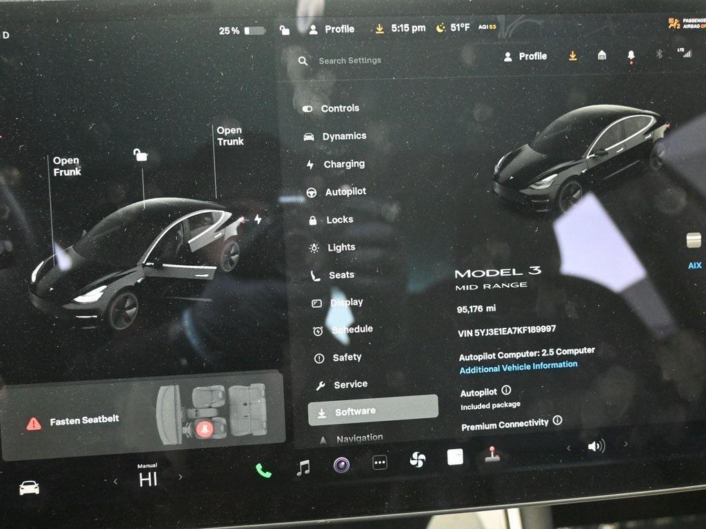 used 2019 Tesla Model 3 car, priced at $16,999