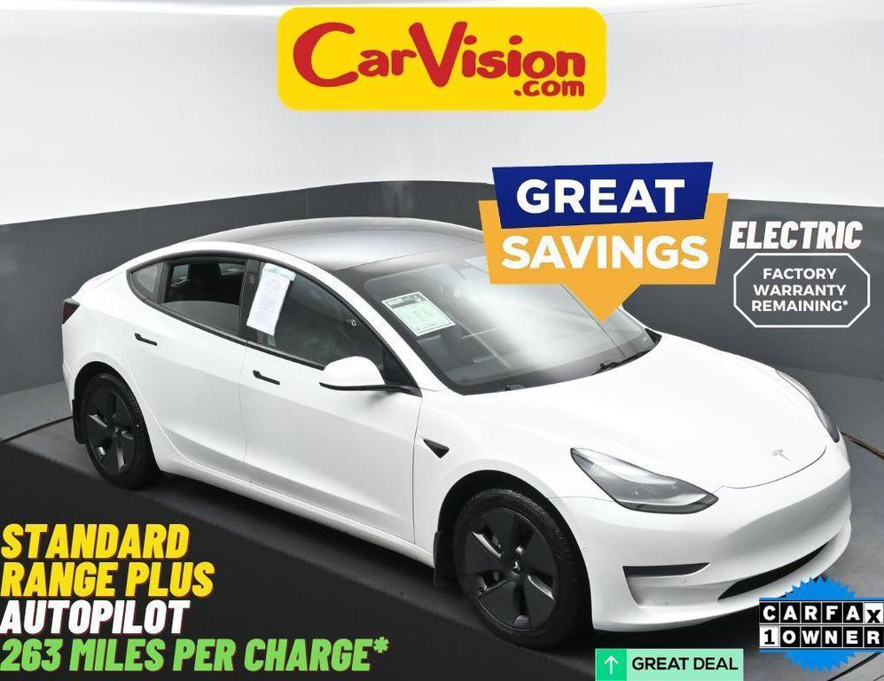 used 2021 Tesla Model 3 car, priced at $17,999