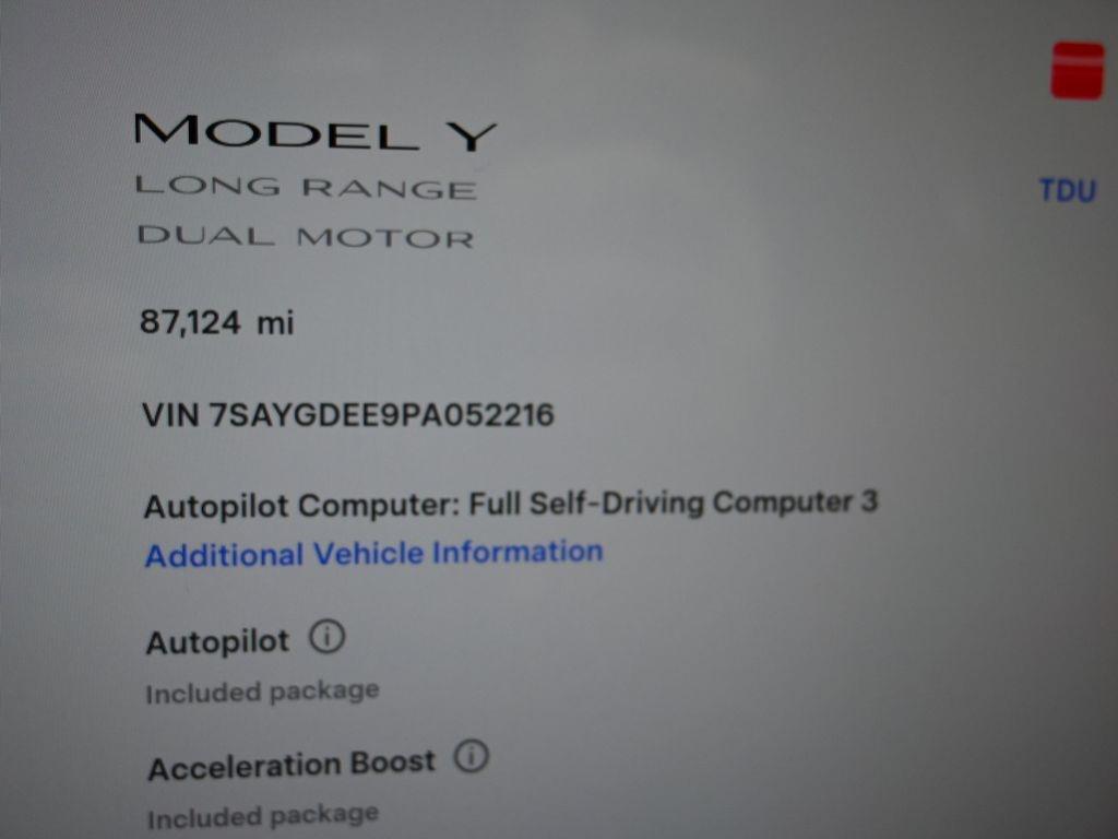 used 2023 Tesla Model Y car, priced at $22,999