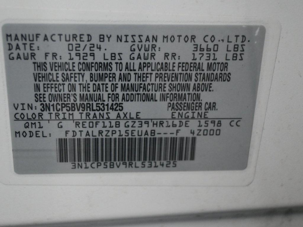 used 2024 Nissan Kicks car, priced at $13,899