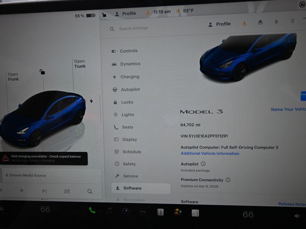 used 2023 Tesla Model 3 car, priced at $19,990