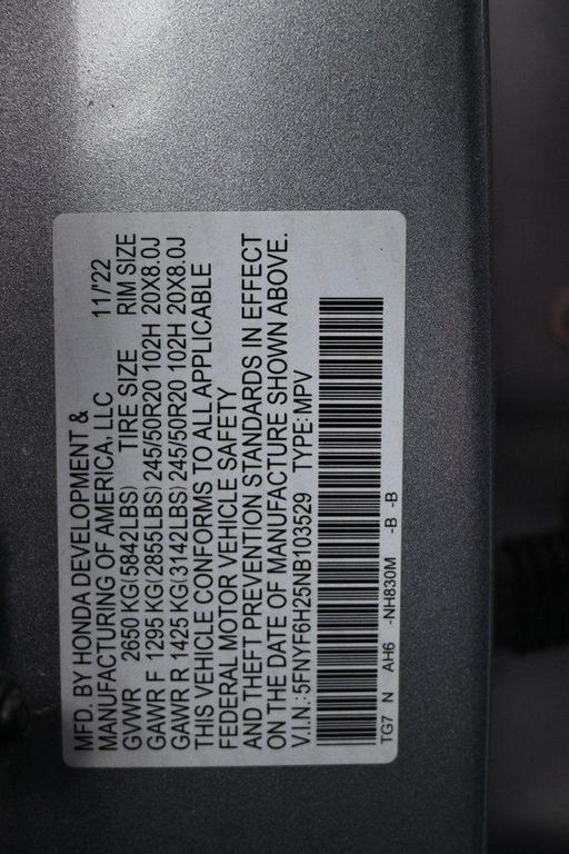 used 2022 Honda Pilot car, priced at $29,998