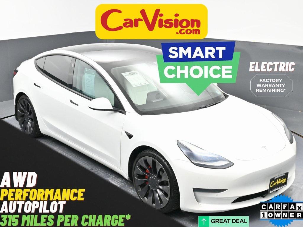 used 2021 Tesla Model 3 car, priced at $19,998