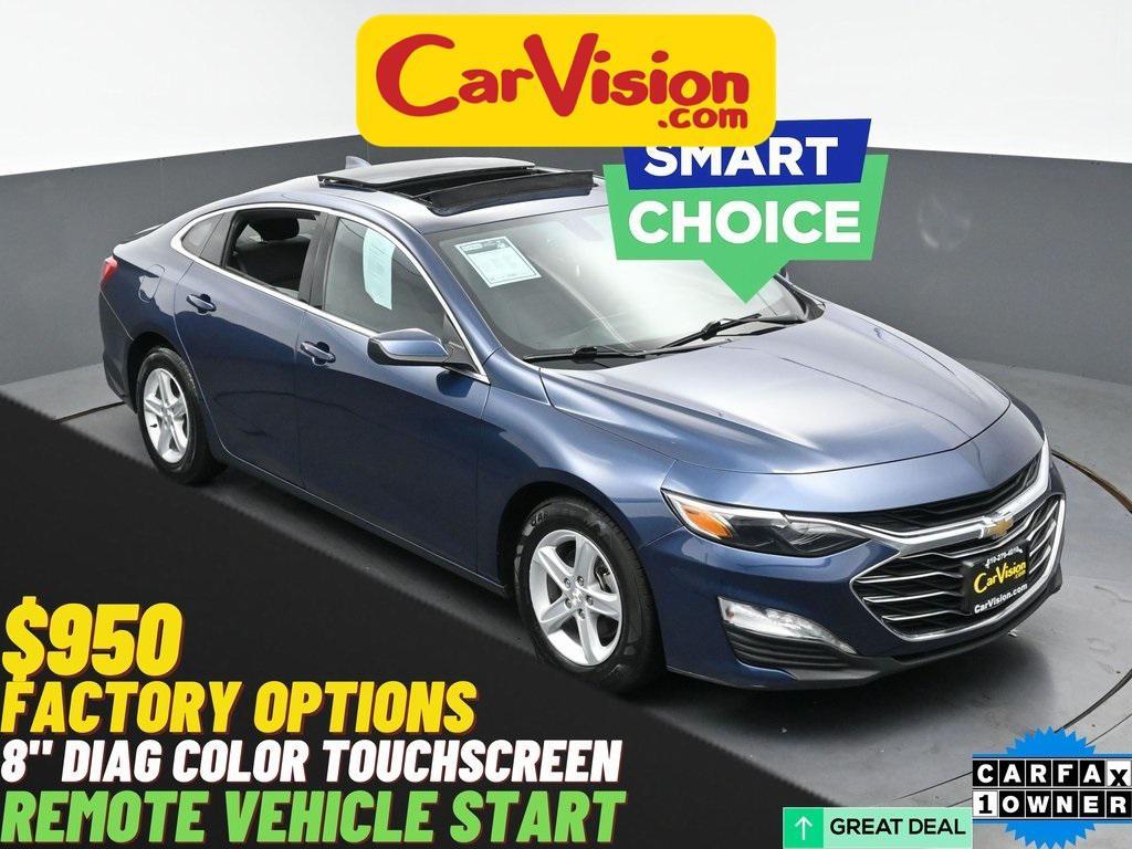 used 2022 Chevrolet Malibu car, priced at $13,999