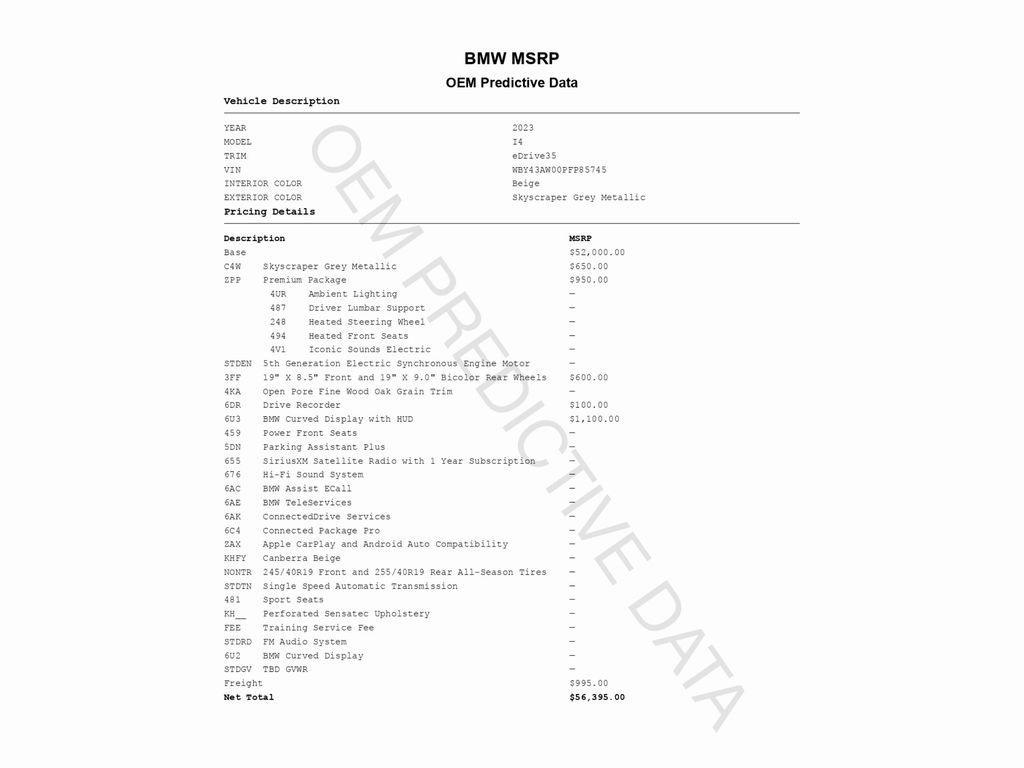 used 2023 BMW i4 Gran Coupe car, priced at $27,499