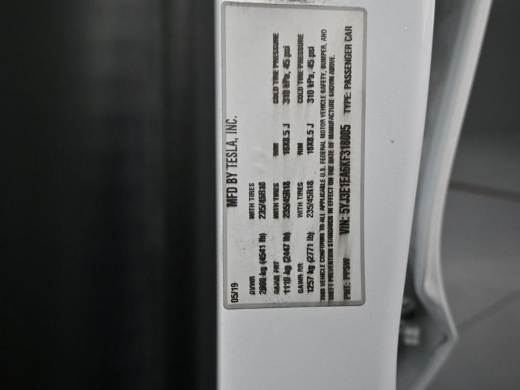 used 2019 Tesla Model 3 car, priced at $15,999