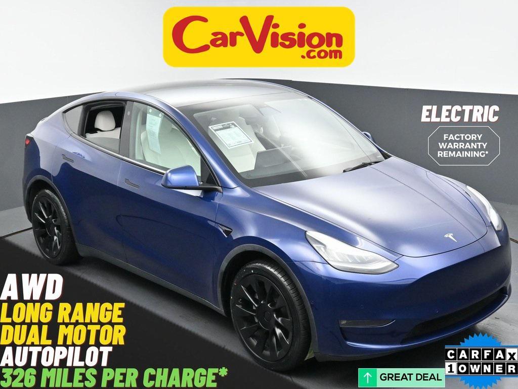used 2021 Tesla Model Y car, priced at $22,399