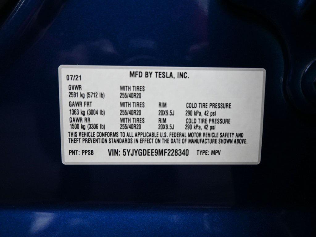 used 2021 Tesla Model Y car, priced at $22,399