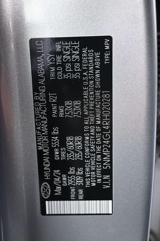 used 2024 Hyundai Santa Fe car, priced at $27,599