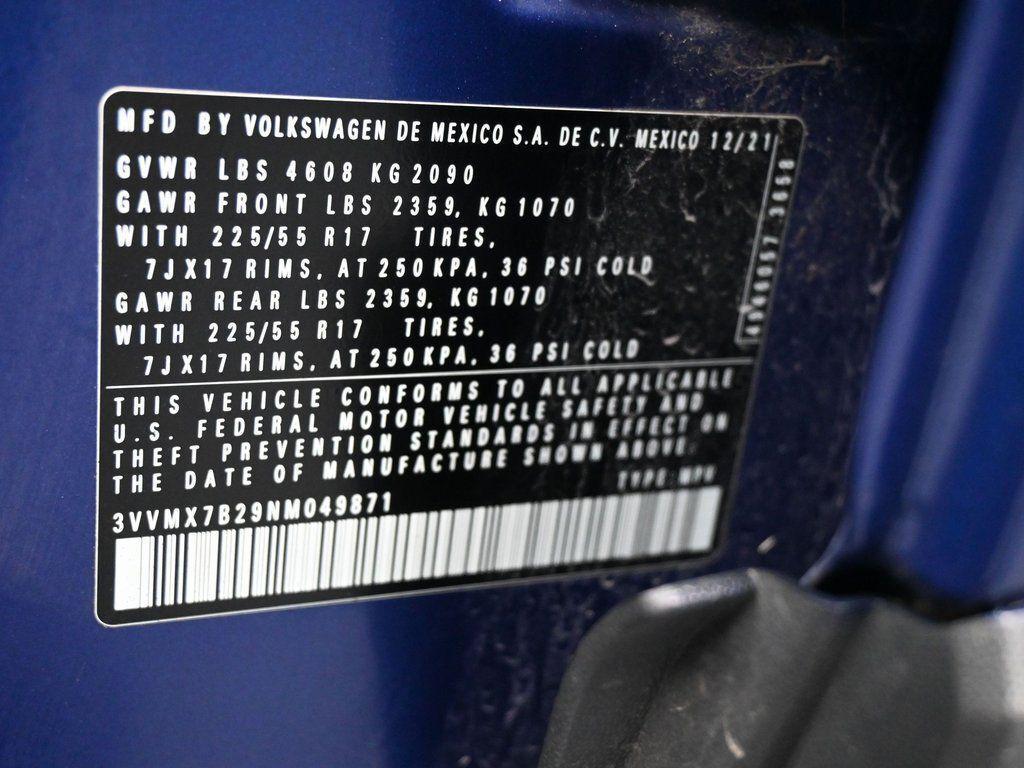 used 2022 Volkswagen Taos car, priced at $14,999