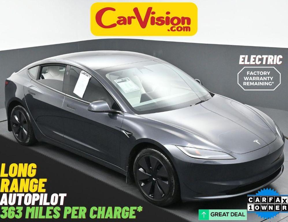 used 2025 Tesla Model 3 car, priced at $33,998