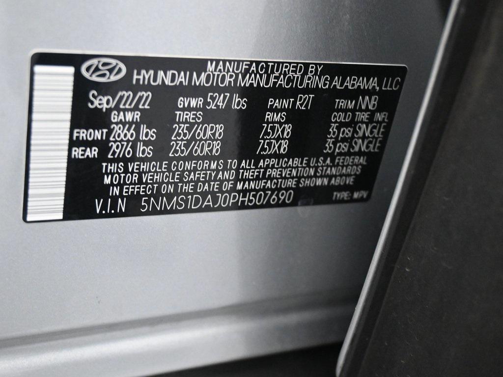 used 2023 Hyundai Santa Fe car, priced at $19,499