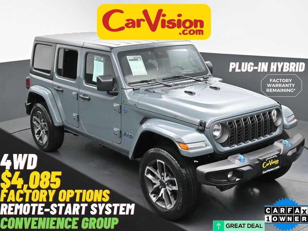 used 2024 Jeep Wrangler 4xe car, priced at $26,999