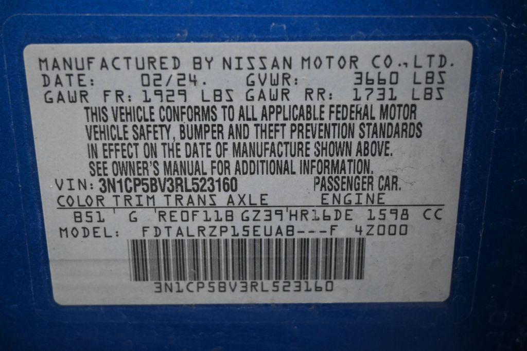 used 2024 Nissan Kicks car, priced at $18,298