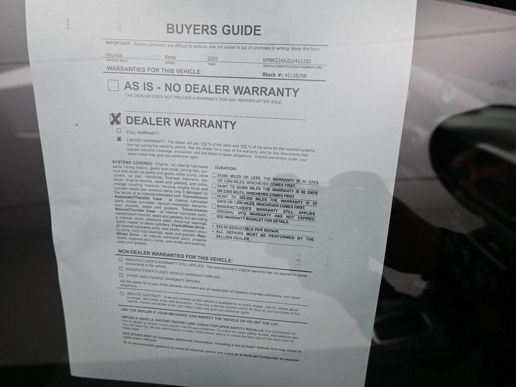 used 2020 Hyundai Kona car, priced at $12,499