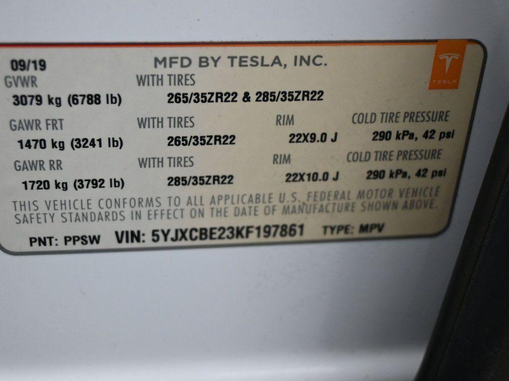 used 2019 Tesla Model X car, priced at $23,599